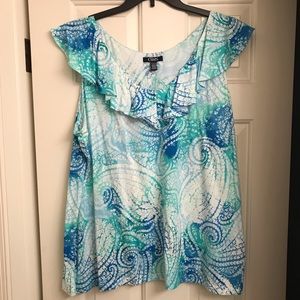 Chaps Multi-colored Top